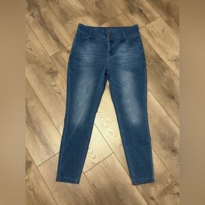 HALARA Dark Blue High-Rise Jeggings